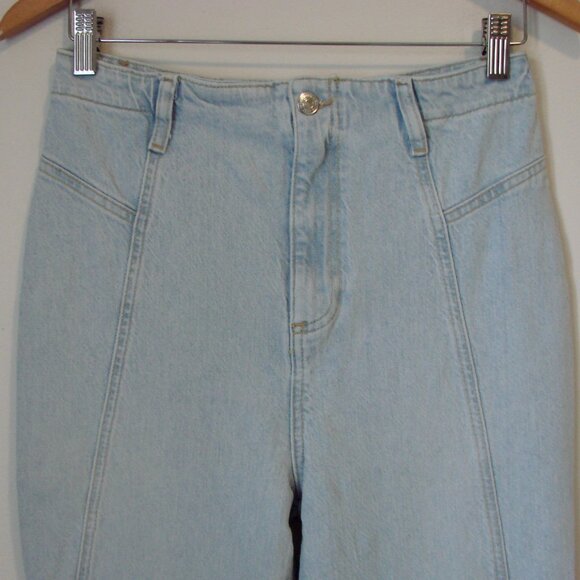 Free People We The Free Florence Flare Jeans Boho Hippie Wide Leg Light Wash 28 - Picture 4 of 15